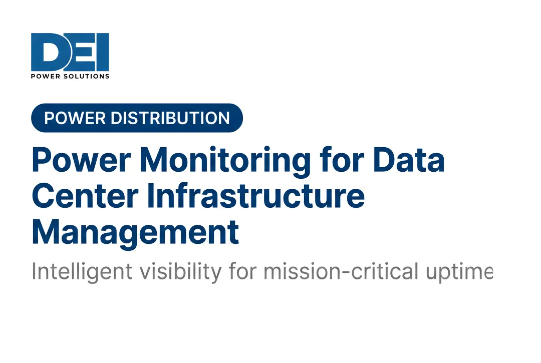 Power Monitoring for Data Center Infrastructure Management