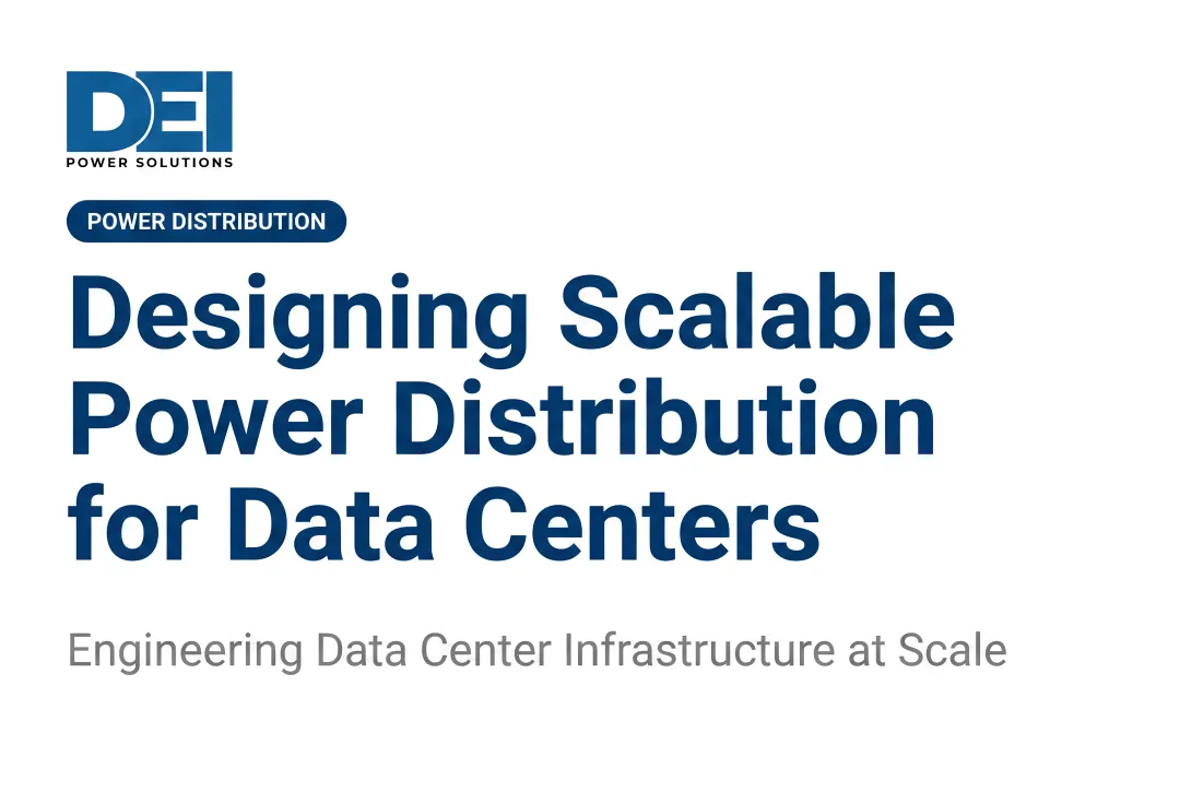 Designing Scalable Power Distribution for Data Centers