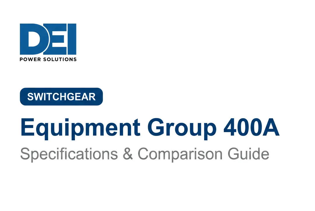 Equipment Group 400A: Specifications & Comparison Guide