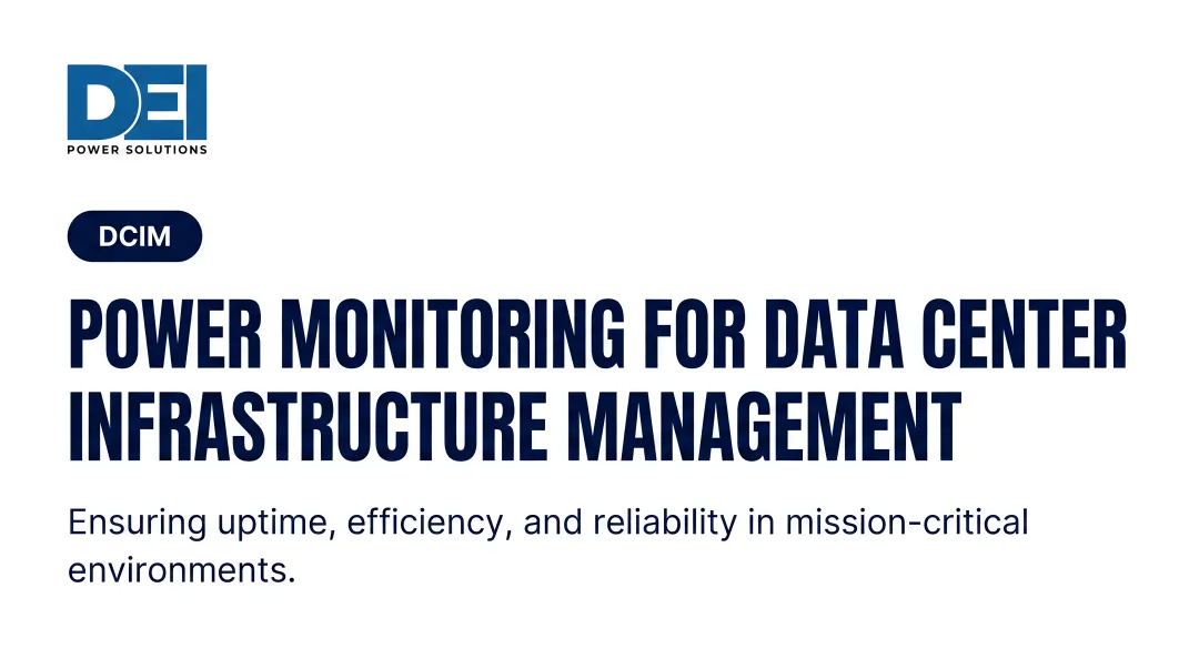 Power Monitoring for Data Center Infrastructure Management
