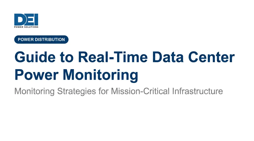 Guide to Real-Time Data Center Power Monitoring