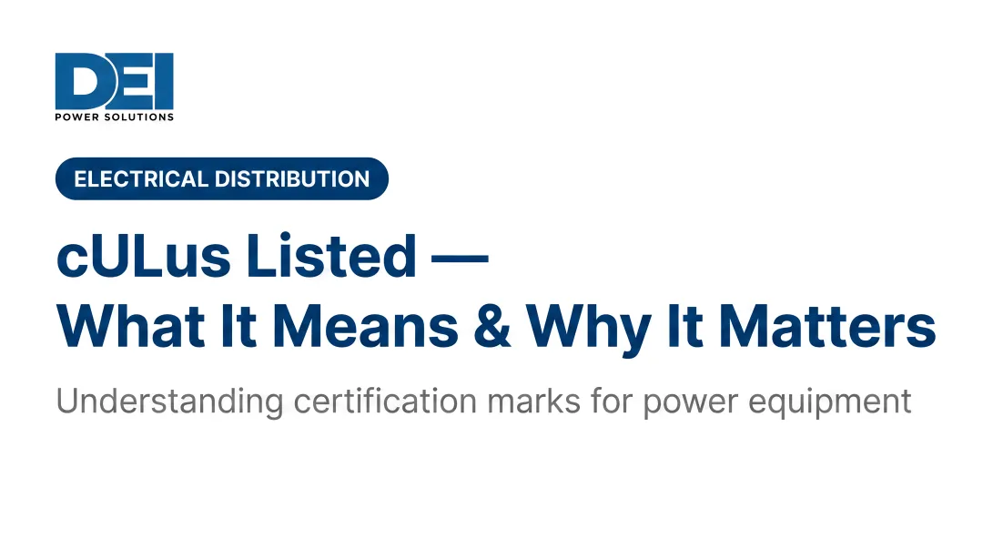cULus Listed — What It Means &amp; Why It Matters