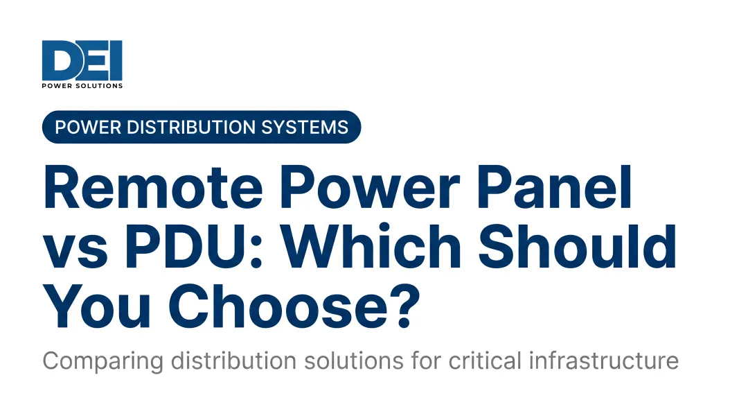 Remote Power Panel vs PDU: Which Should You Choose?