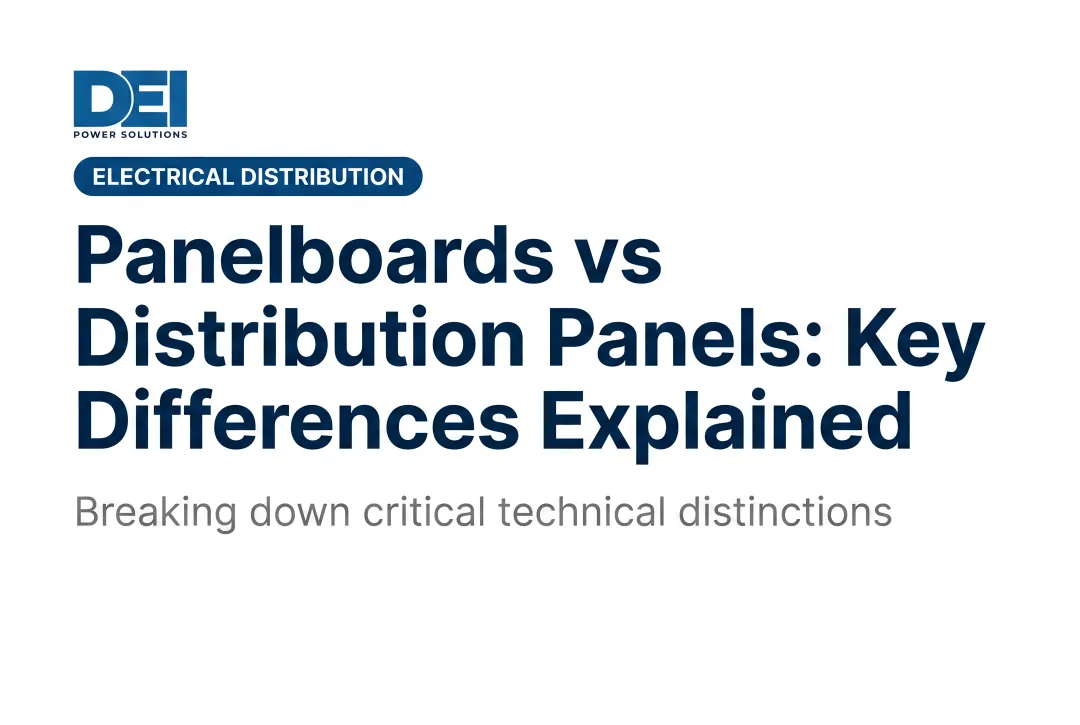 Panelboards vs Distribution Panels: Key Differences Explained