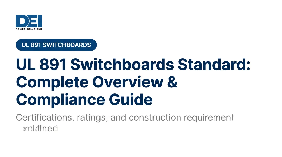 UL 891 Switchboards Standard: Complete Overview & Compliance Guide
