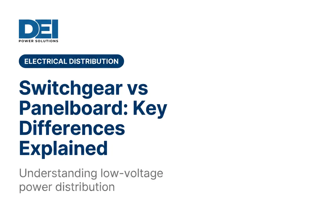 Switchgear vs Panelboard: Key Differences Explained