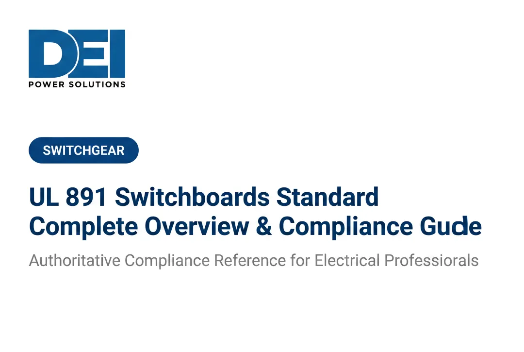 UL 891 Switchboards Standard: Complete Overview & Compliance Guide