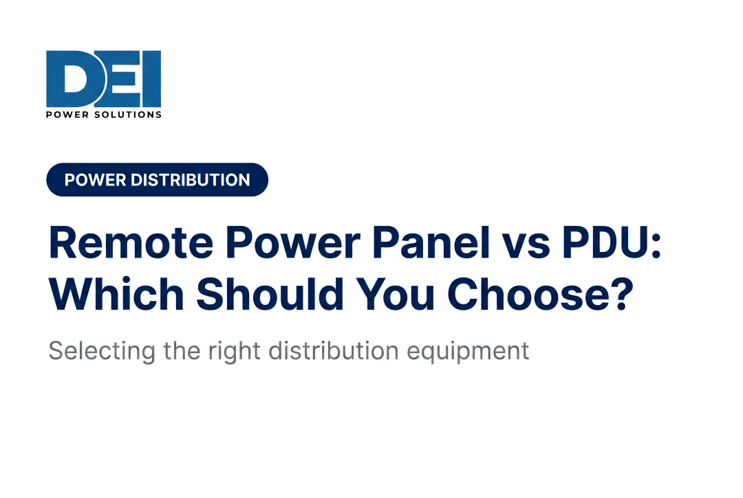 Remote Power Panel vs PDU: Which Should You Choose?