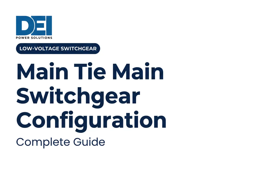 Main Tie Main Switchgear Configuration: Complete Guide