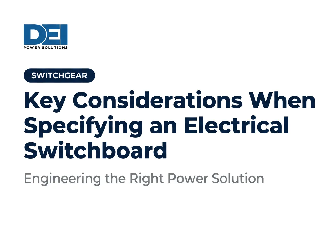 Key Considerations When Specifying an Electrical Switchboard