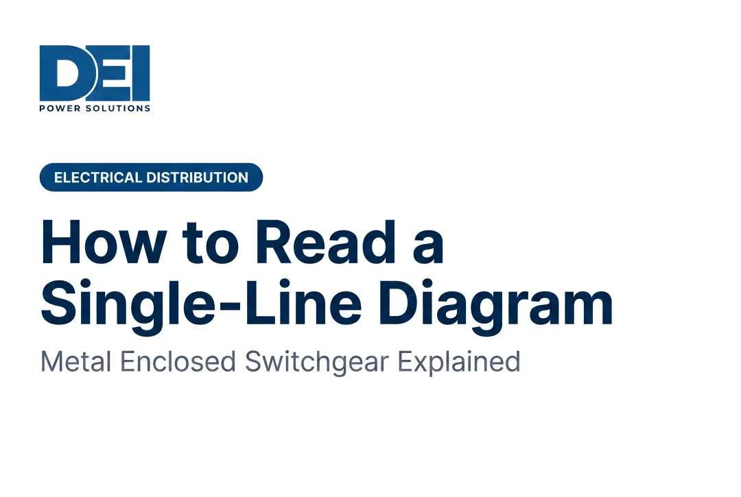 How to Read a Single-Line Diagram: Metal Enclosed Switchgear Guide