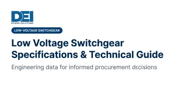 Low Voltage Switchgear Specifications &amp; Technical Guide