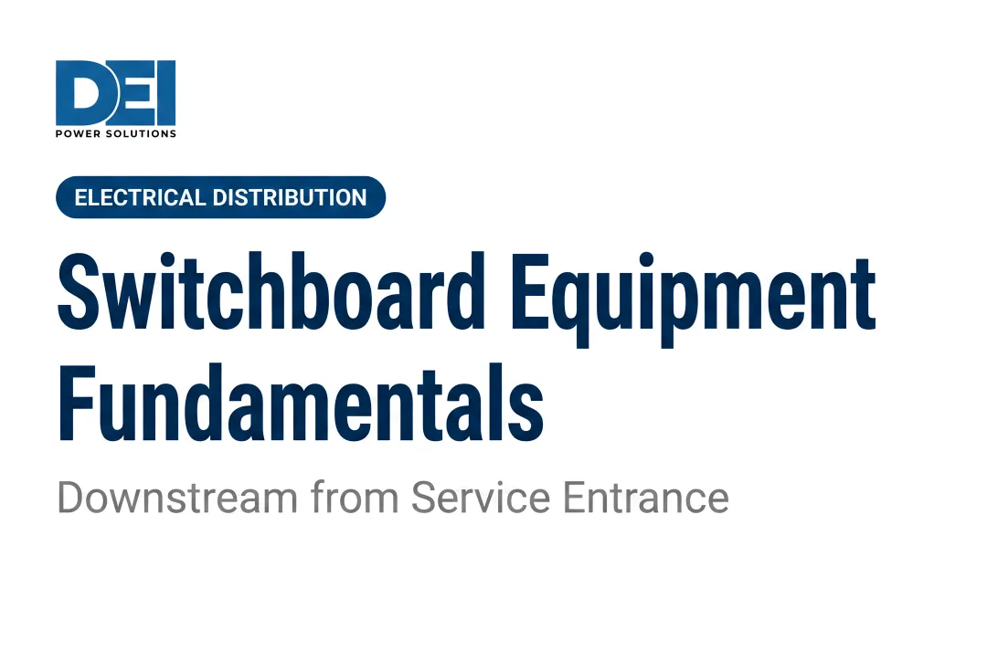 Switchboard Equipment Fundamentals: Downstream from Service Entrance