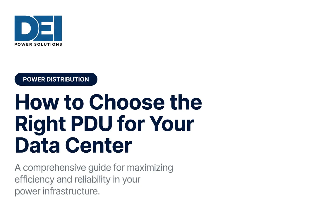 How to Choose the Right PDU for Your Data Center