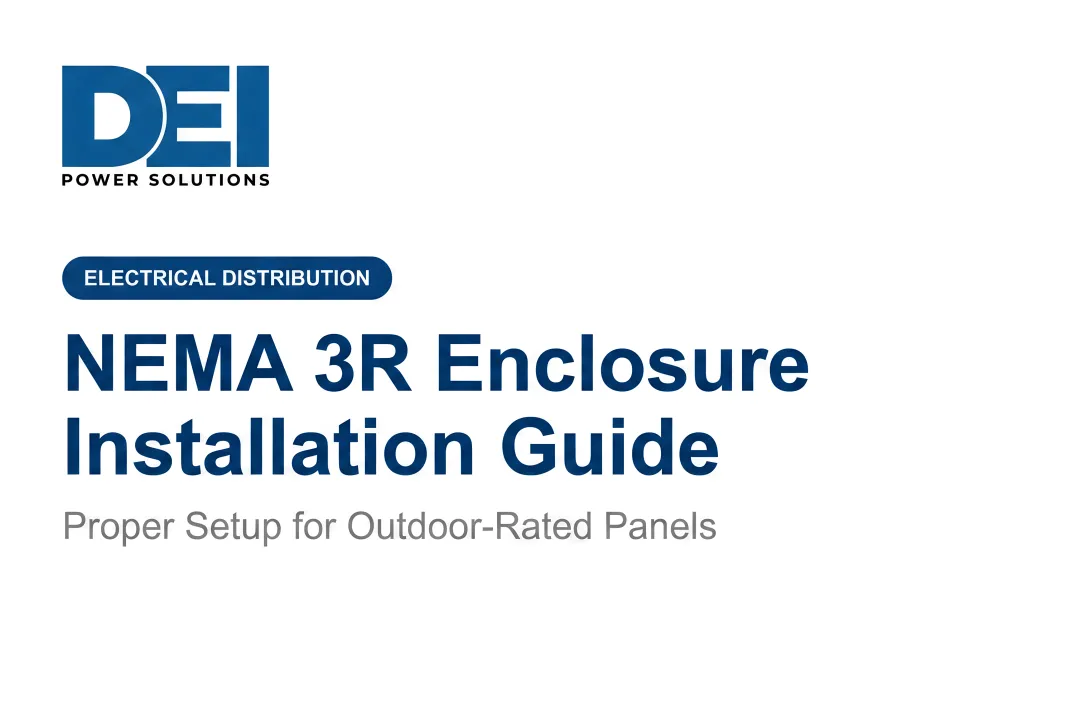 NEMA 3R Enclosure Installation Guide