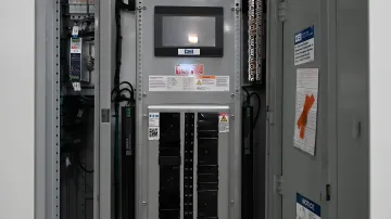480V electrical room dedicated space versus working space zones diagram layout