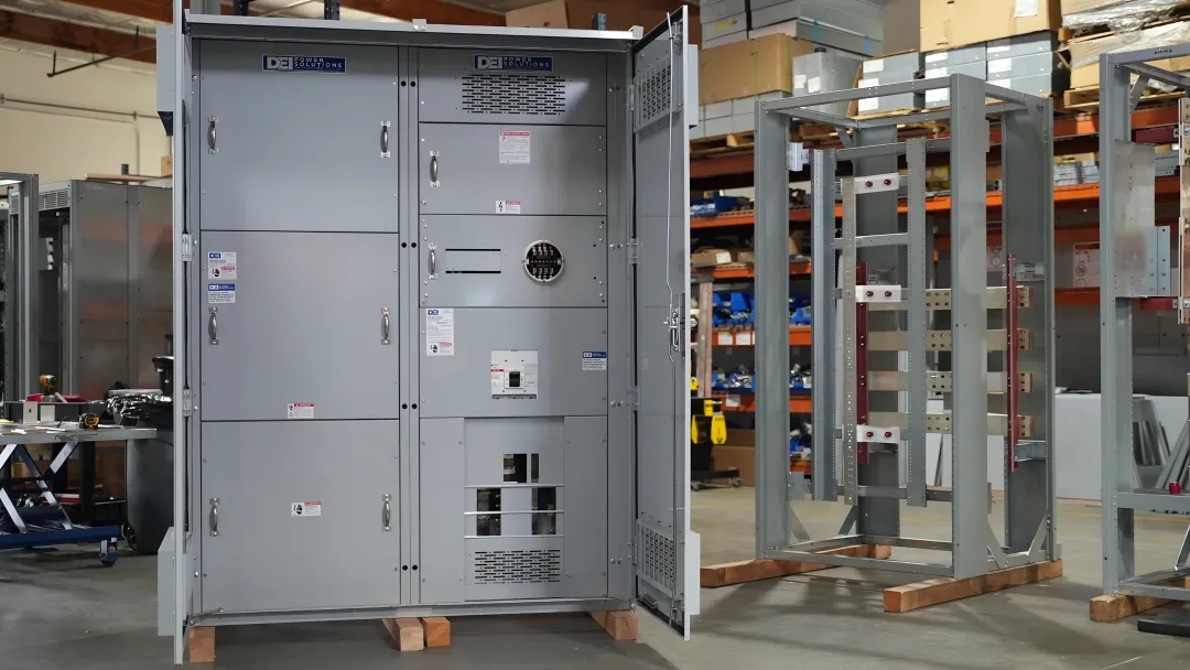 Eaton Pow-R-Line modular low-voltage switchboard installed in commercial facility