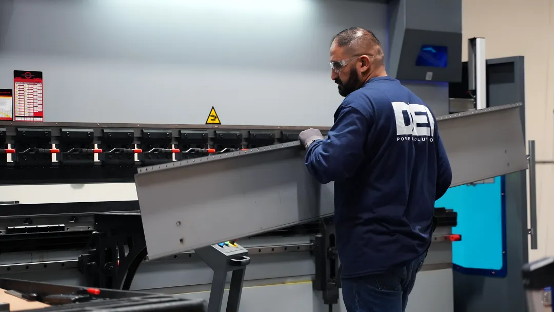 DEI Power UL 891 certified switchboard manufactured at Ontario California facility