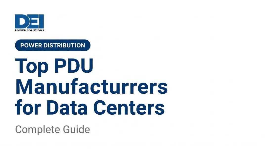 Top PDU Manufacturers for Data Centers: Complete Guide