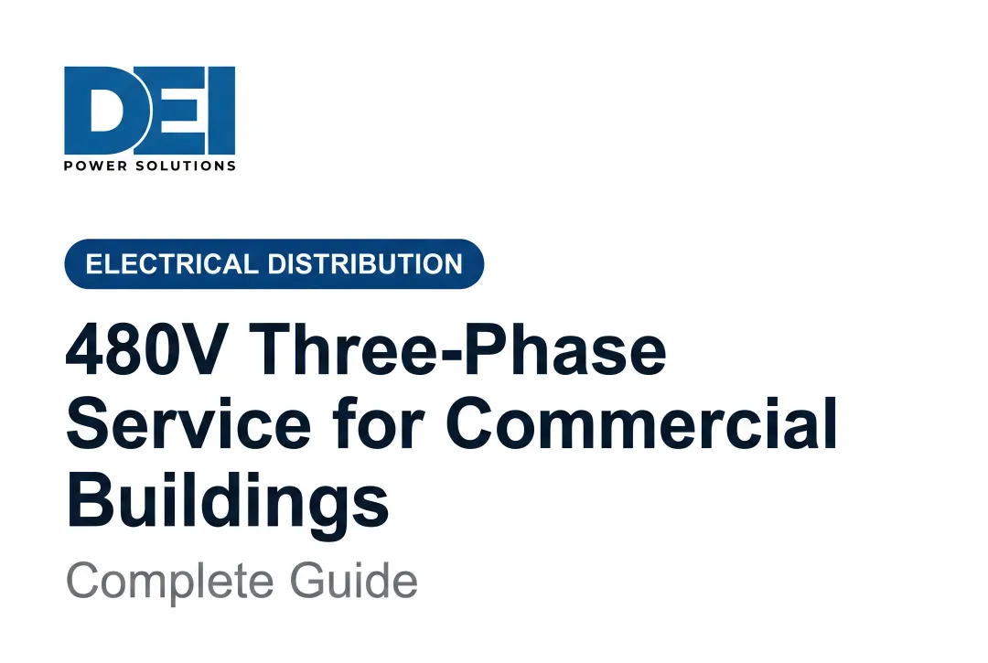 480V Three-Phase Service for Commercial Buildings: Complete Guide