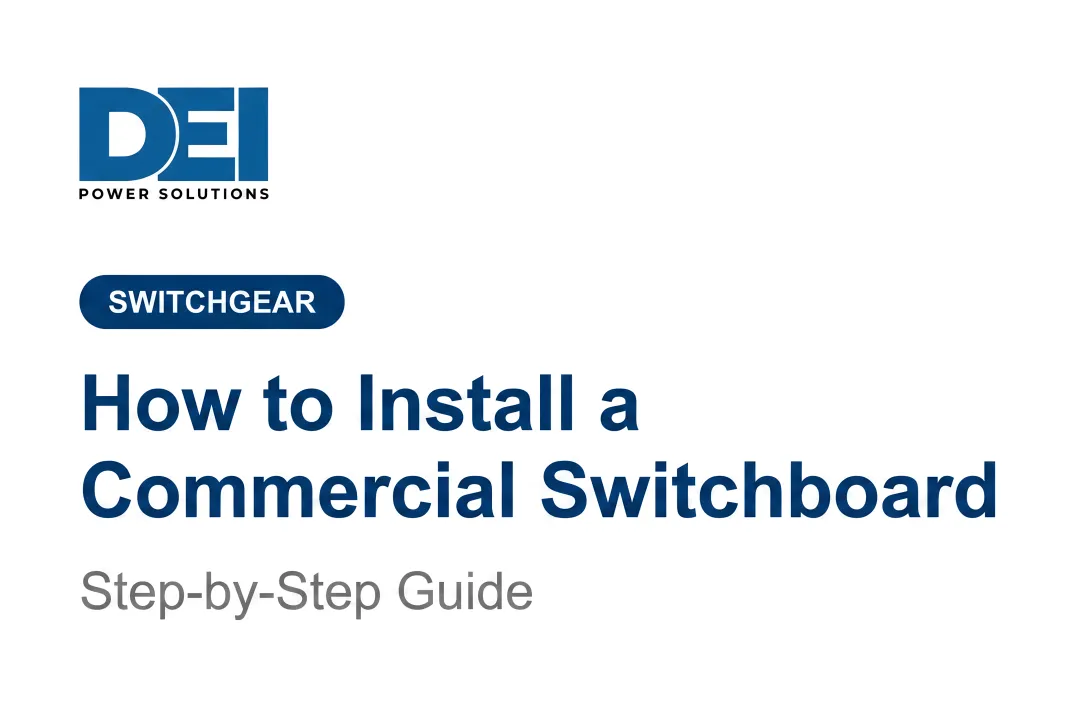 How to Install a Commercial Switchboard: Step-by-Step Guide