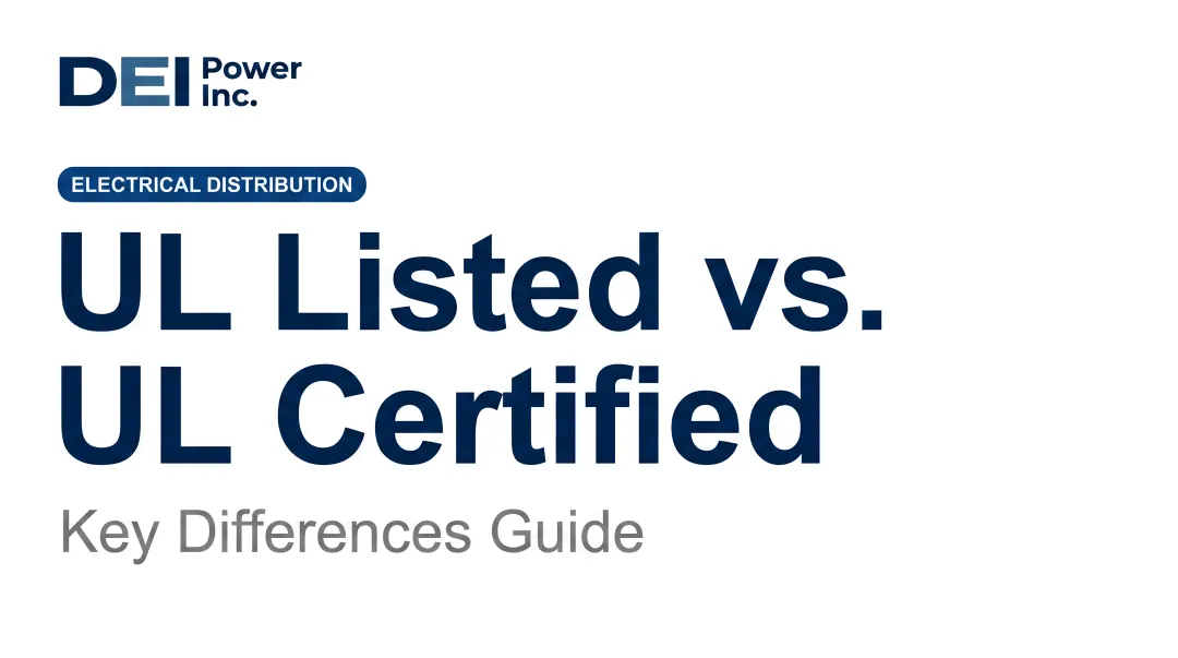 UL Listed vs. UL Certified: Key Differences Guide