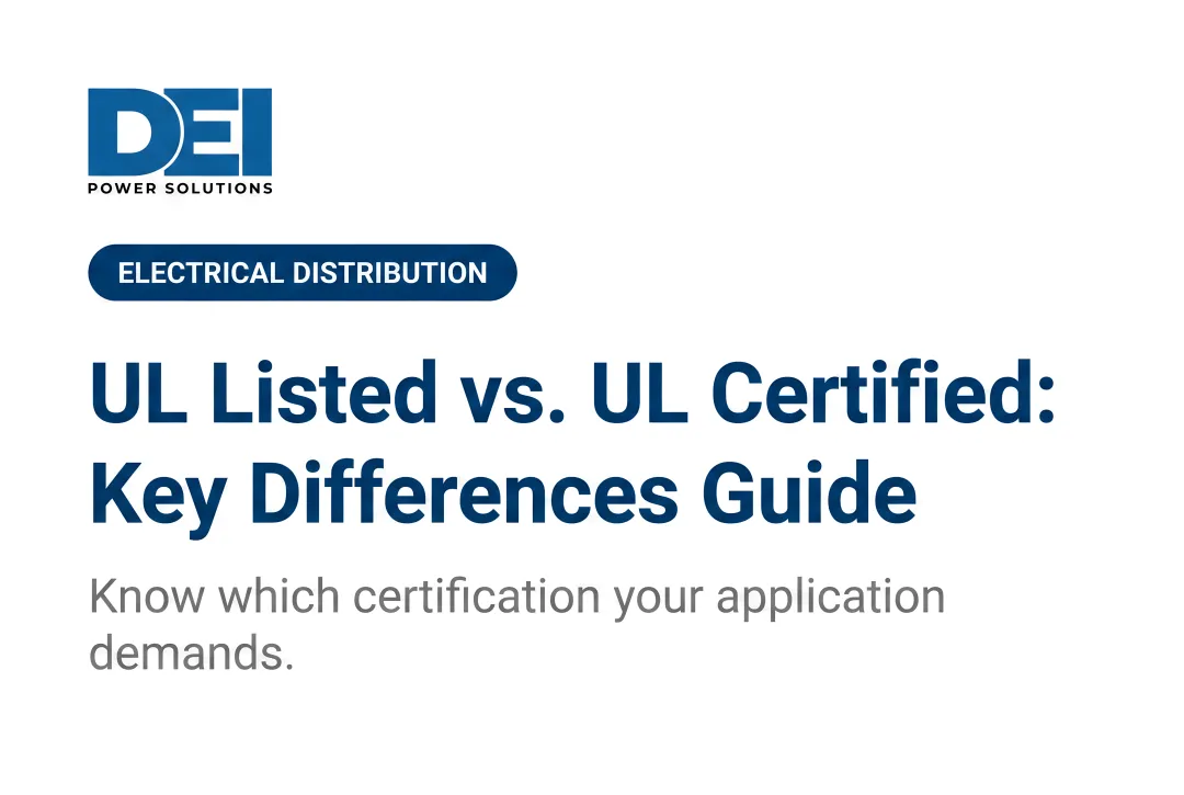 UL Listed vs. UL Certified: Key Differences Guide