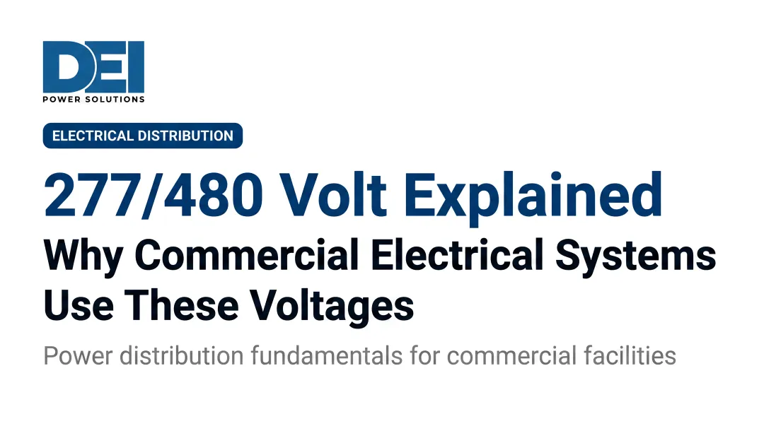 277/480 Volt Explained: Why Commercial Electrical Systems Use These Voltages