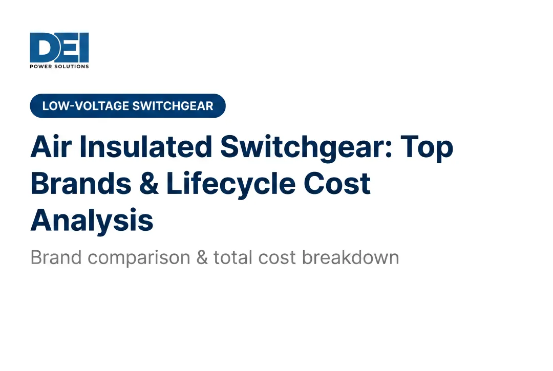 Air Insulated Switchgear: Top Brands & Lifecycle Cost Analysis