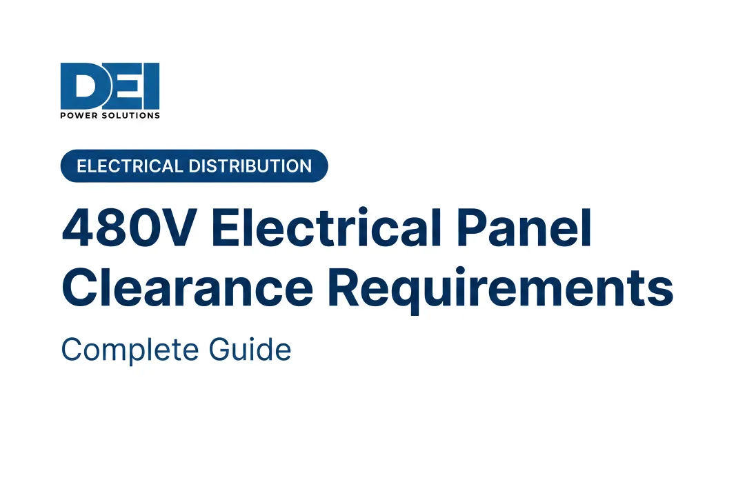 480V Electrical Panel Clearance Requirements: Complete Guide