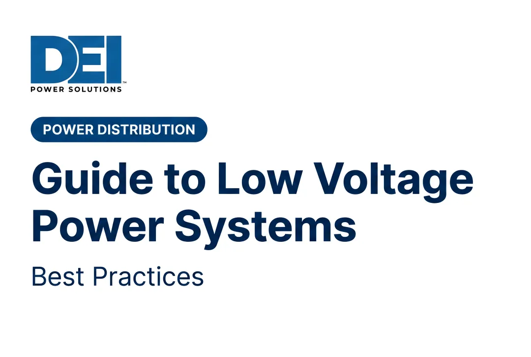 Guide to Low Voltage Power Systems: Best Practices