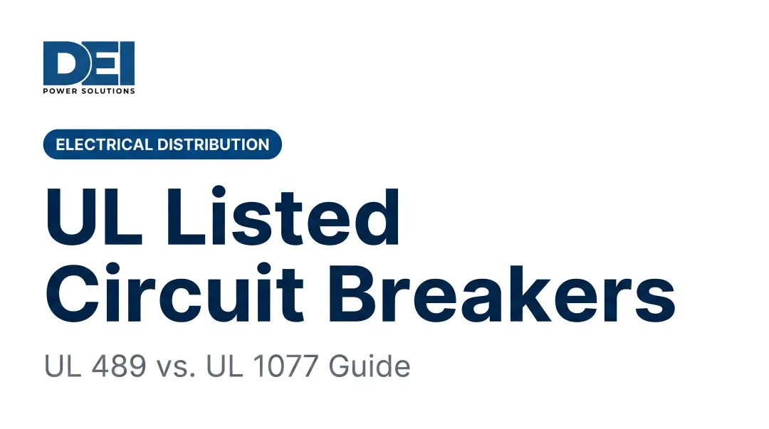 UL Listed Circuit Breakers: UL 489 vs. UL 1077 Guide