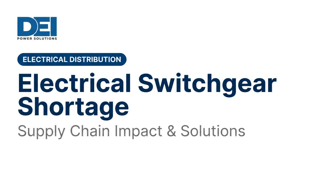 Electrical Switchgear Shortage: Supply Chain Impact & Solutions