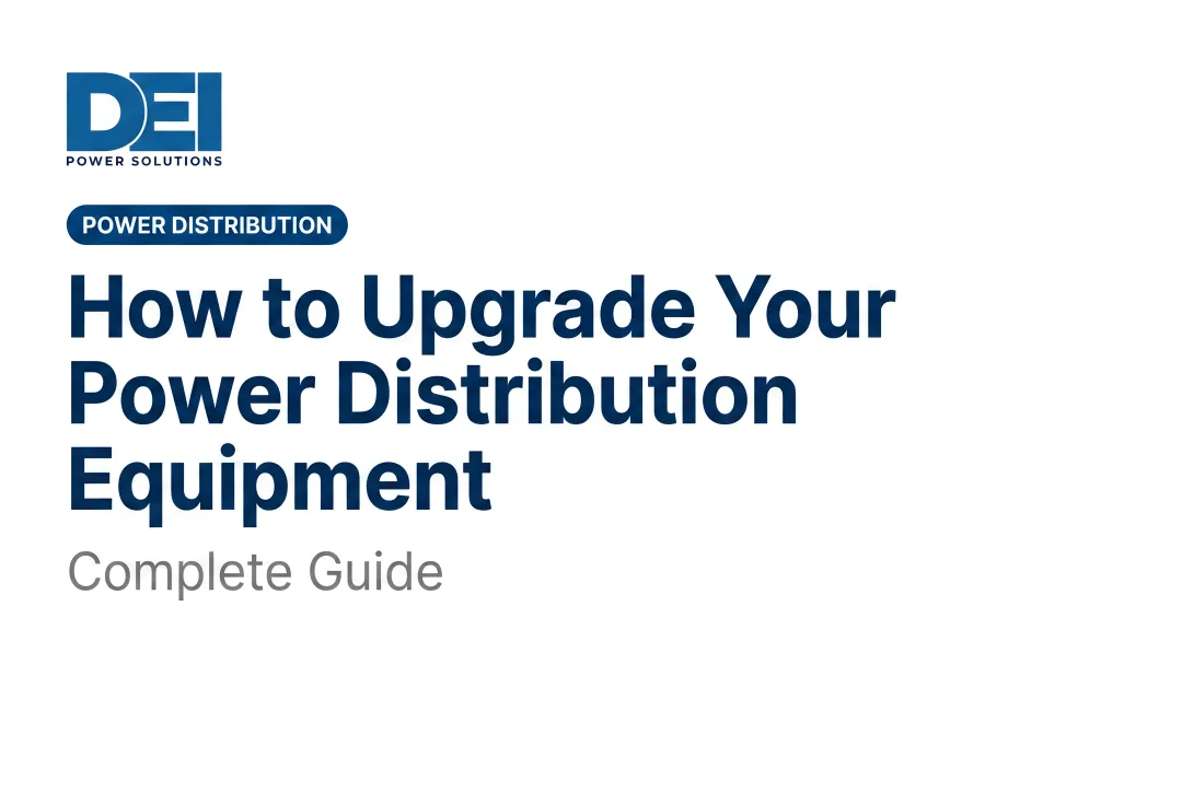How to Upgrade Your Power Distribution Equipment: Complete Guide