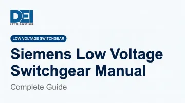 Siemens Low Voltage Switchgear Manual: Complete Guide