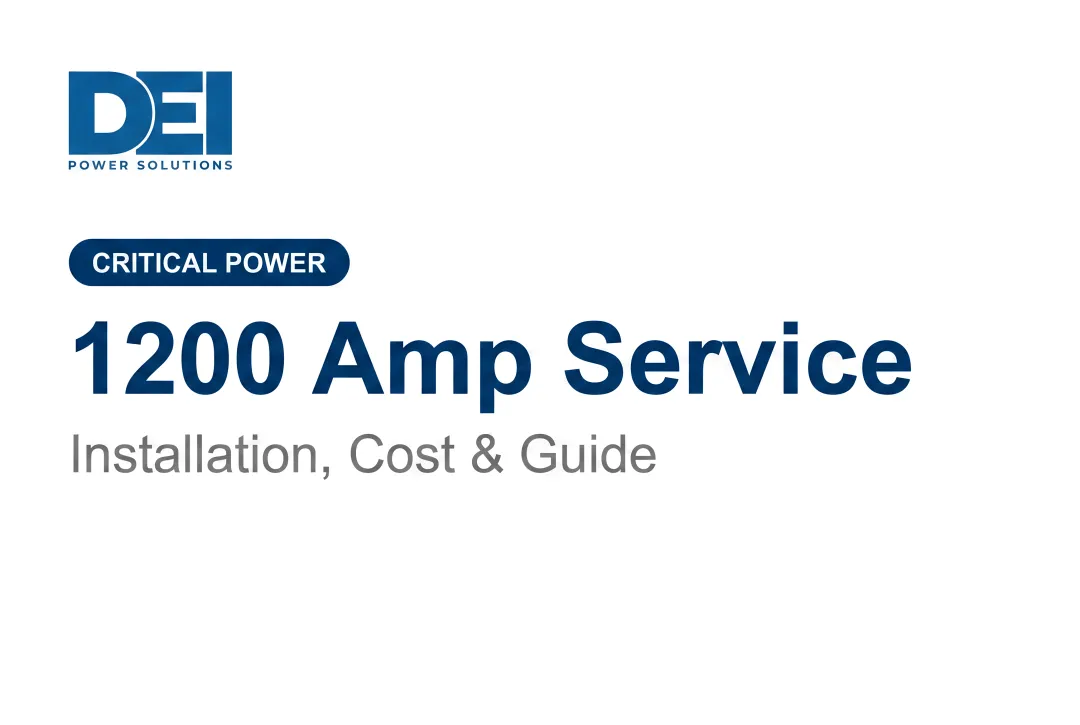 1200 Amp Service: Installation, Cost & Guide