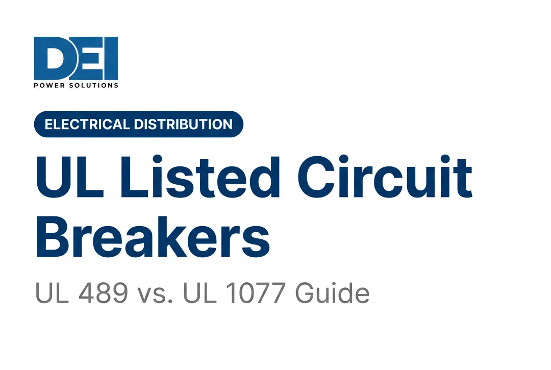 UL Listed Circuit Breakers: UL 489 vs. UL 1077 Guide