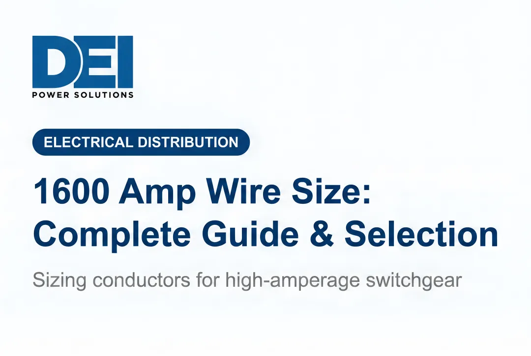 1600 Amp Wire Size: Complete Guide & Selection