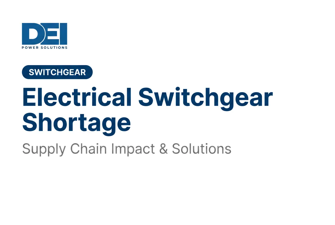 Electrical Switchgear Shortage: Supply Chain Impact & Solutions