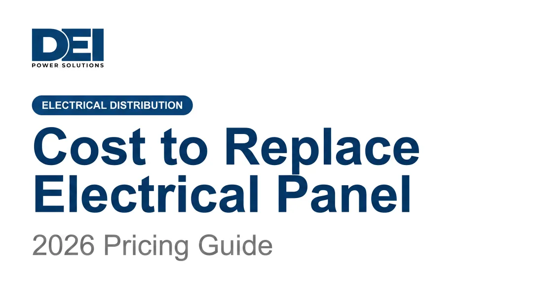 Cost to Replace Electrical Panel: 2026 Pricing Guide