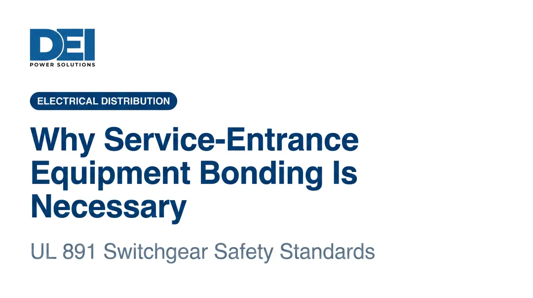 Why Service-Entrance Equipment Bonding Is Necessary