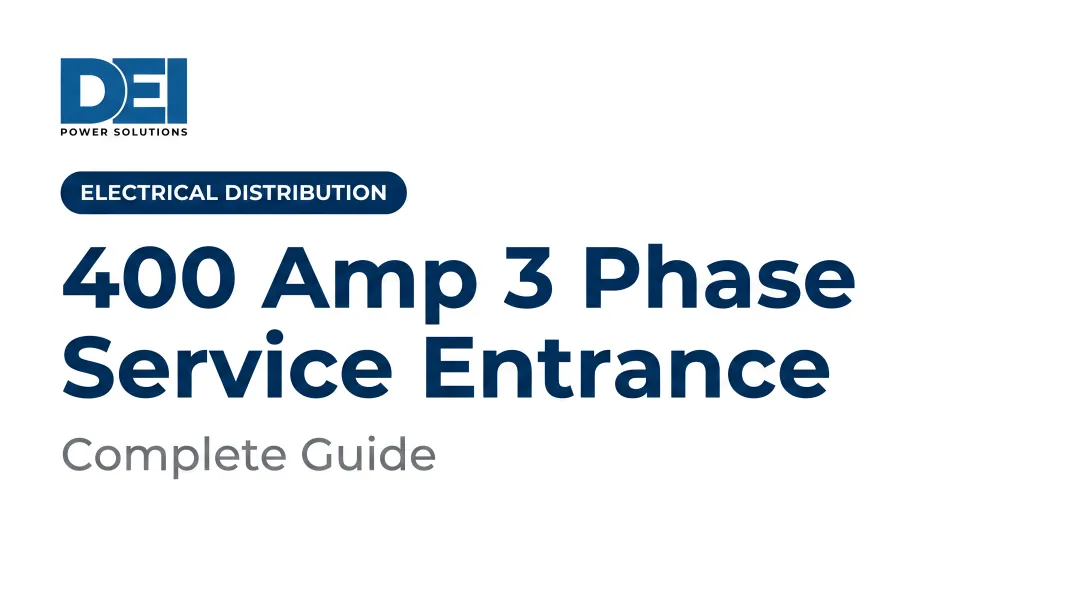 400 Amp 3 Phase Service Entrance: Complete Guide