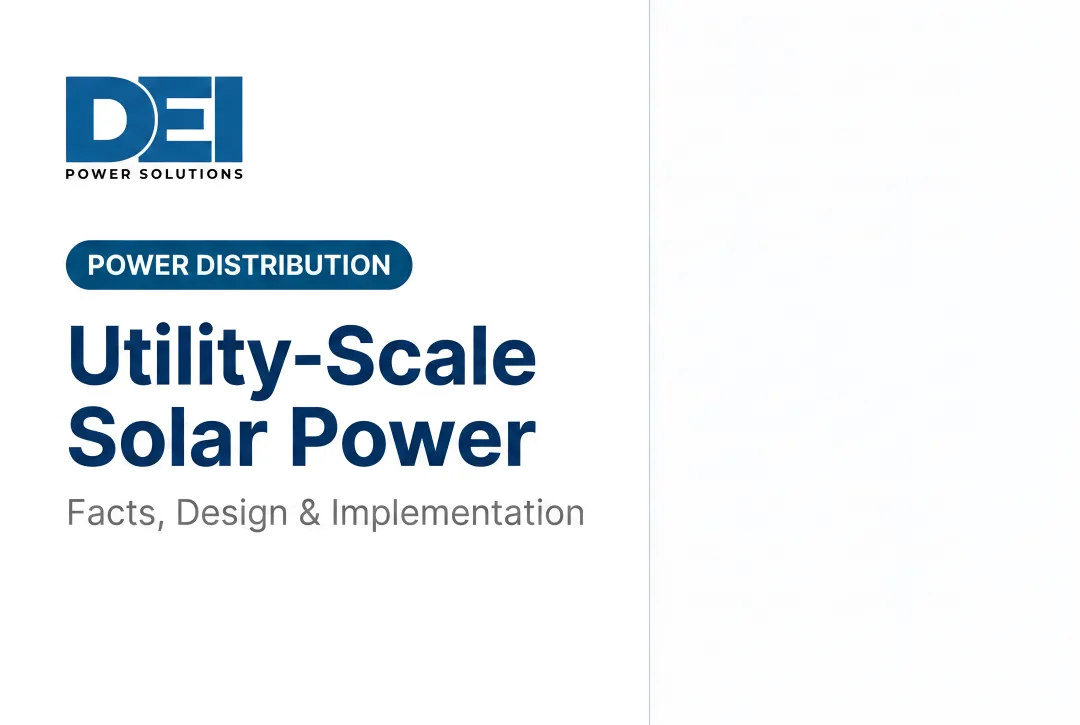 Utility-Scale Solar Power: Facts, Design & Implementation