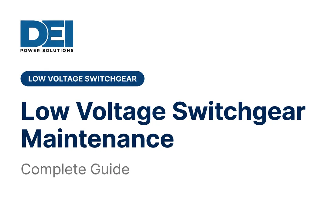 Low Voltage Switchgear Maintenance: Complete Guide