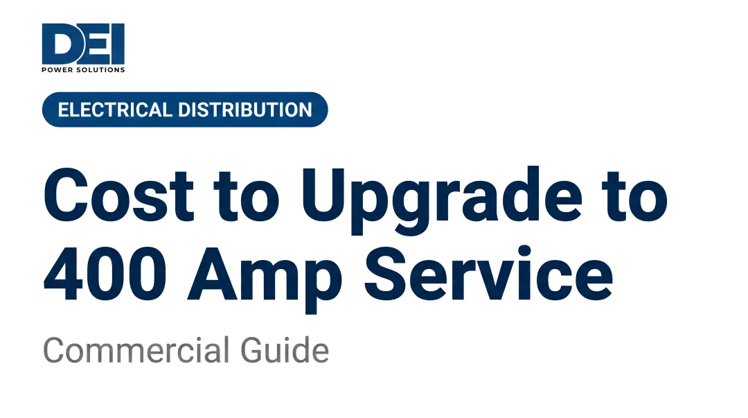 Cost to Upgrade to 400 Amp Service: Commercial Guide