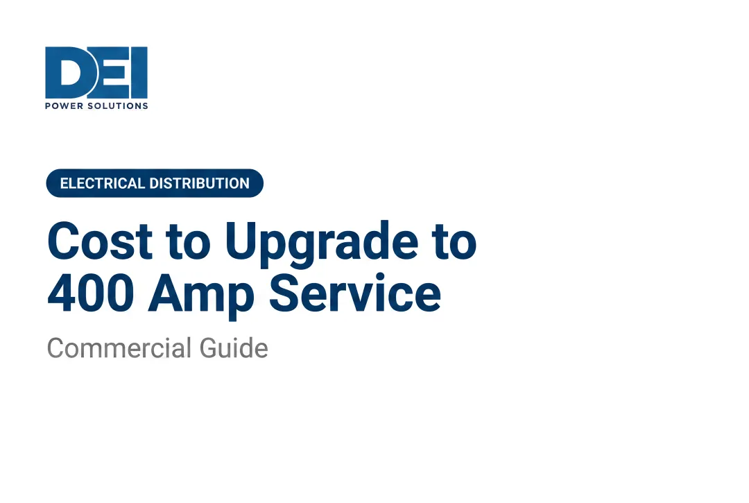 Cost to Upgrade to 400 Amp Service: Commercial Guide