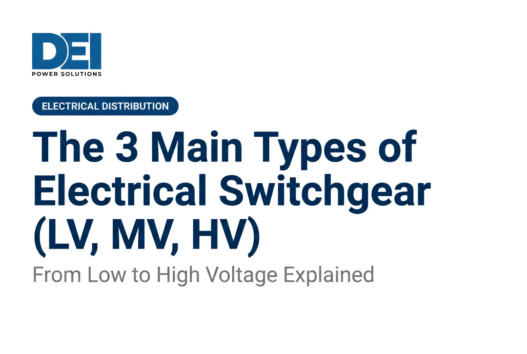 The 3 Main Types of Electrical Switchgear (LV, MV, HV)