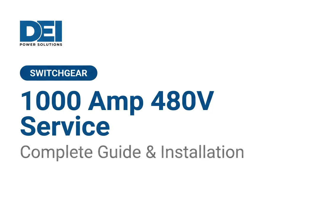1000 Amp 480V Service: Complete Guide & Installation