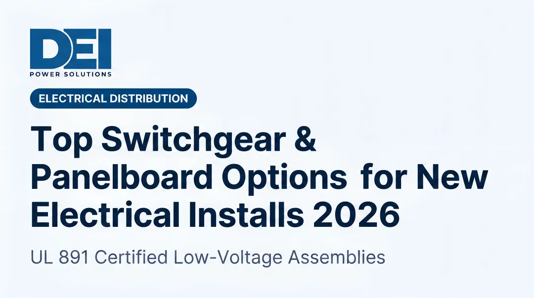 Top Switchgear &amp; Panelboard Options for New Electrical Installs 2026