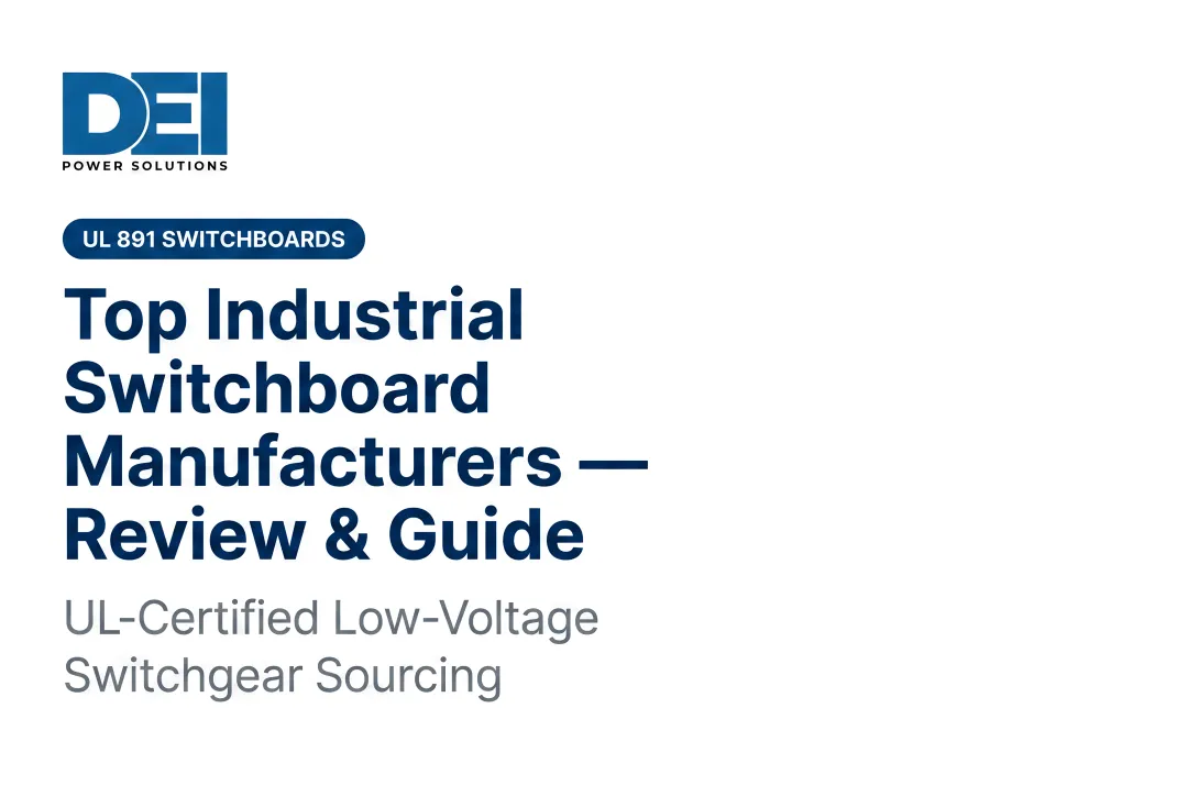 Top Industrial Switchboard Manufacturers — Review & Guide